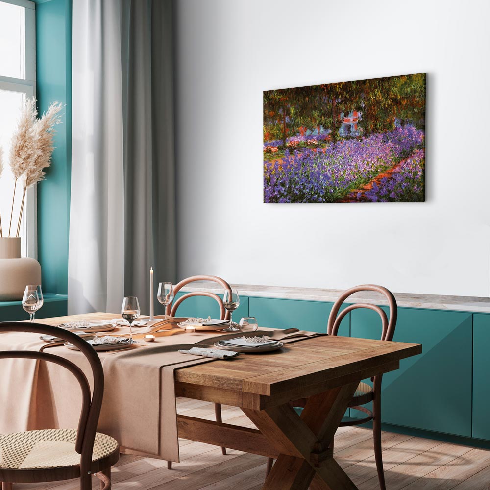 Monet Garden at Giverny Impressionist Canvas Print