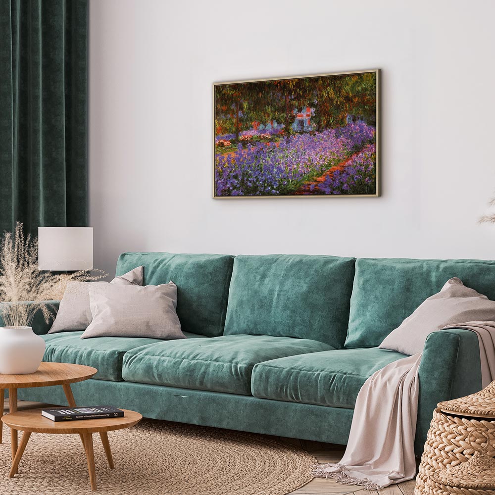 Monet Garden at Giverny Impressionist Canvas Print