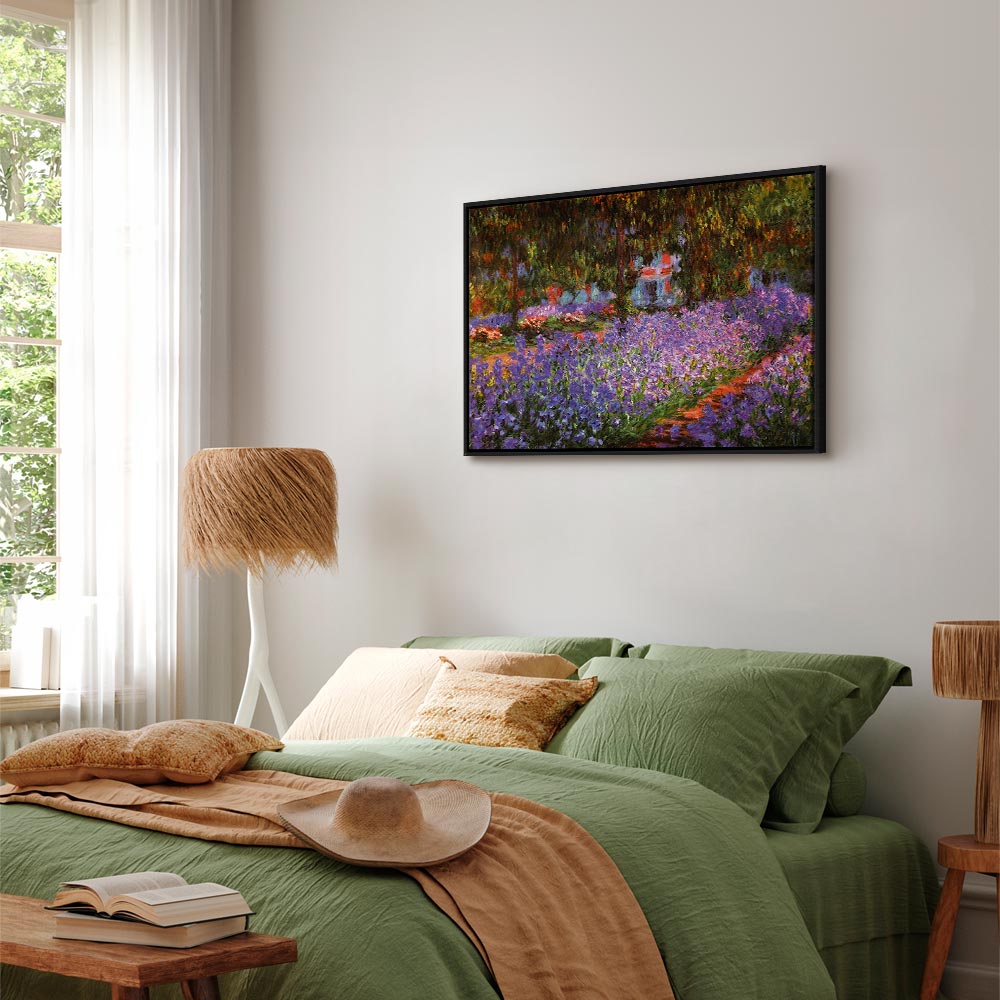 Monet Garden at Giverny Impressionist Canvas Print