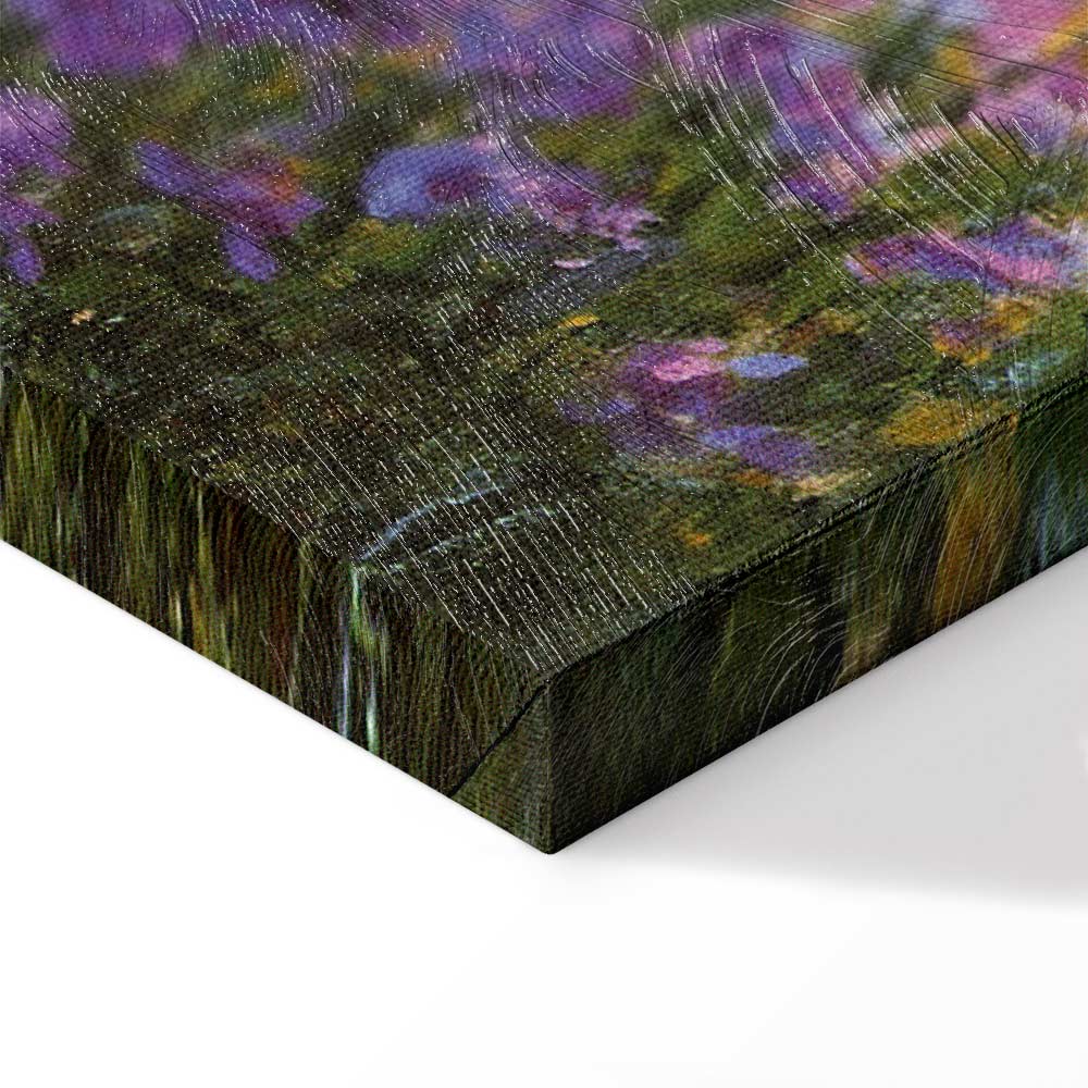 Monet Garden at Giverny Impressionist Canvas Print