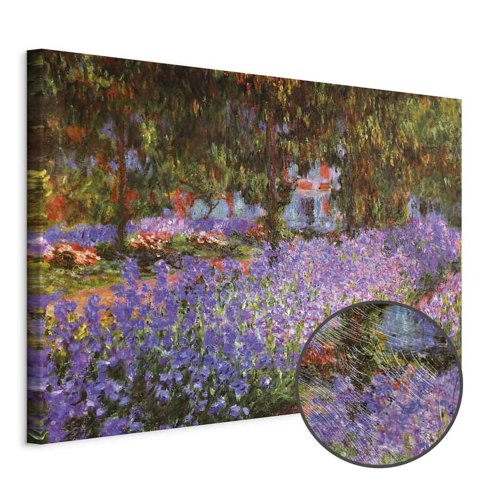 Monet Garden at Giverny Impressionist Canvas Print