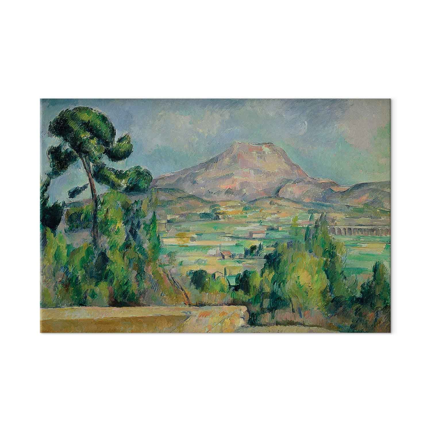 Mont Sainte-Victoire Landscape DIY Large Canvas Print