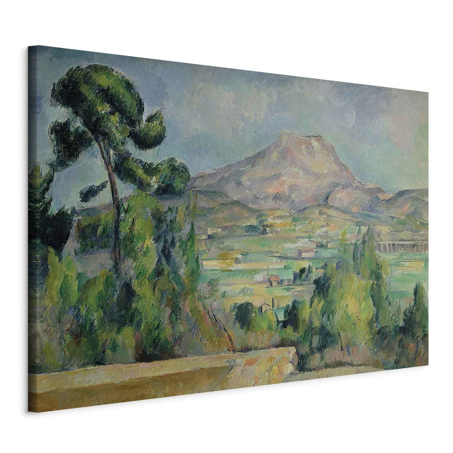 Mont Sainte-Victoire Landscape DIY Large Canvas Print
