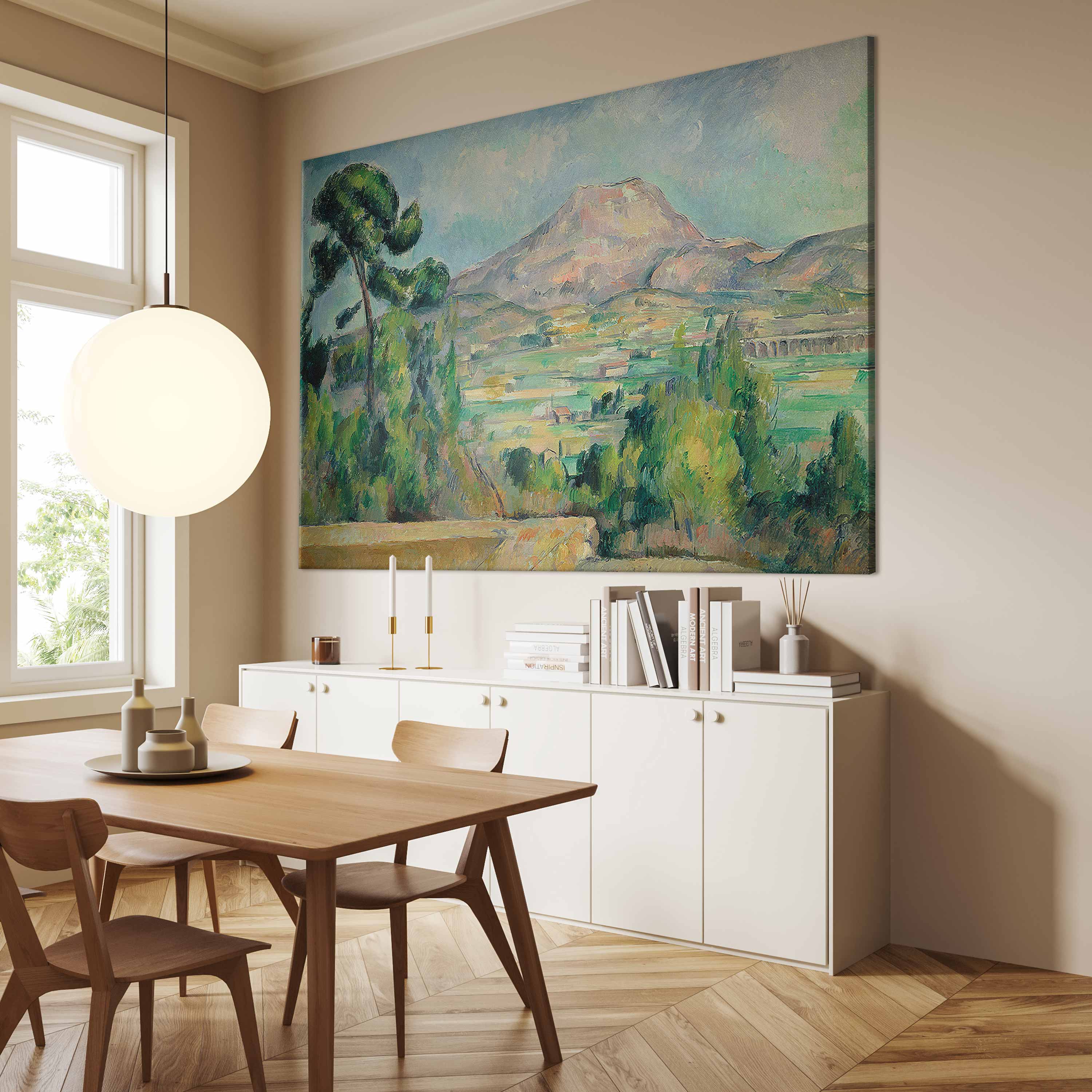 Mont Sainte-Victoire Landscape DIY Large Canvas Print