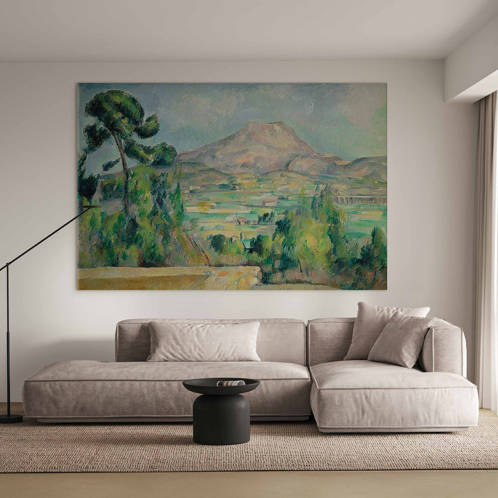 Mont Sainte-Victoire Landscape DIY Large Canvas Print