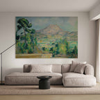 Mont Sainte-Victoire Landscape DIY Large Canvas Print