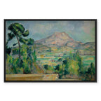 Mount Sainte-Victoire Landscape Classic Canvas Print