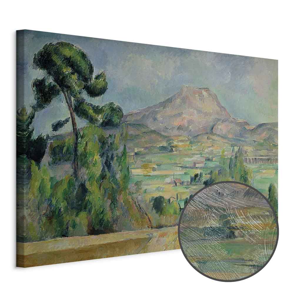 Mount Sainte-Victoire Landscape Classic Canvas Print