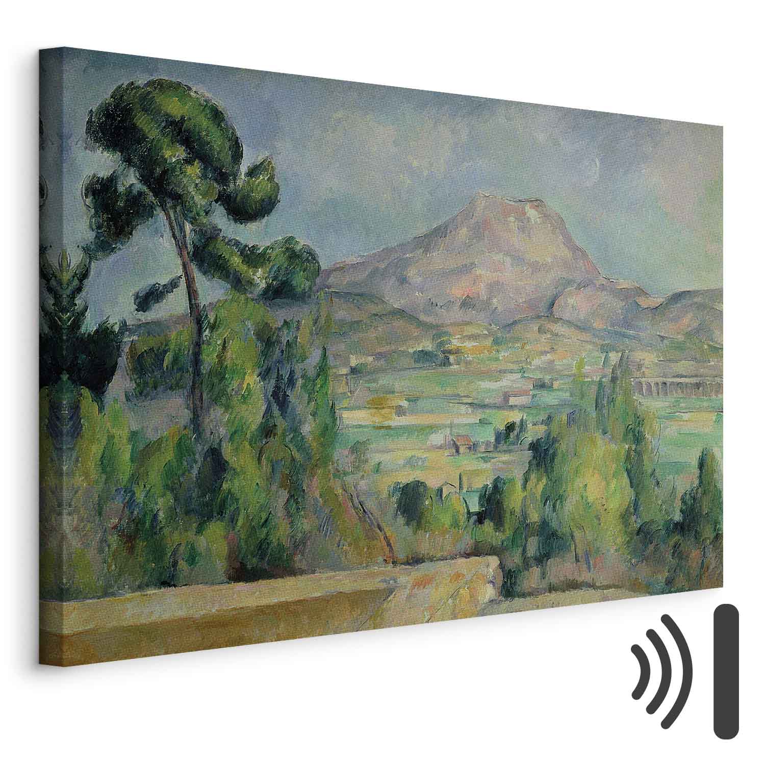 Mount Sainte-Victoire Landscape Classic Canvas Print