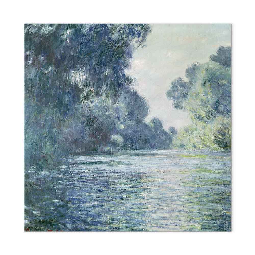 Seine River Landscape Classic Canvas Print