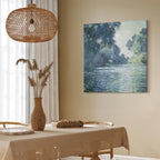 Seine River Landscape Classic Canvas Print