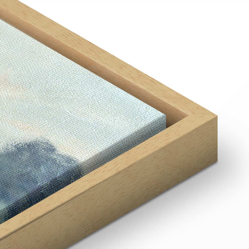 Seine River Landscape Classic Canvas Print