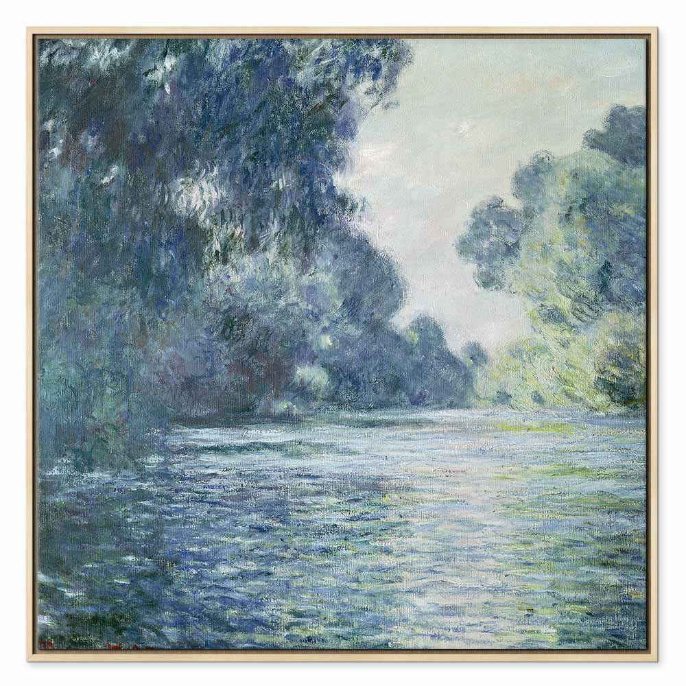 Seine River Landscape Classic Canvas Print