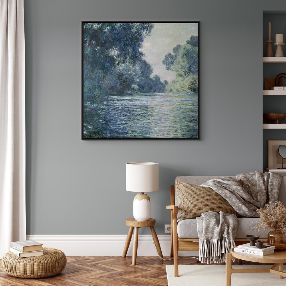 Seine River Landscape Classic Canvas Print