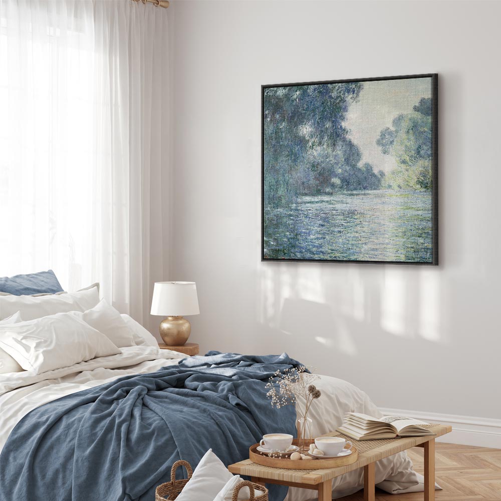 Seine River Landscape Classic Canvas Print