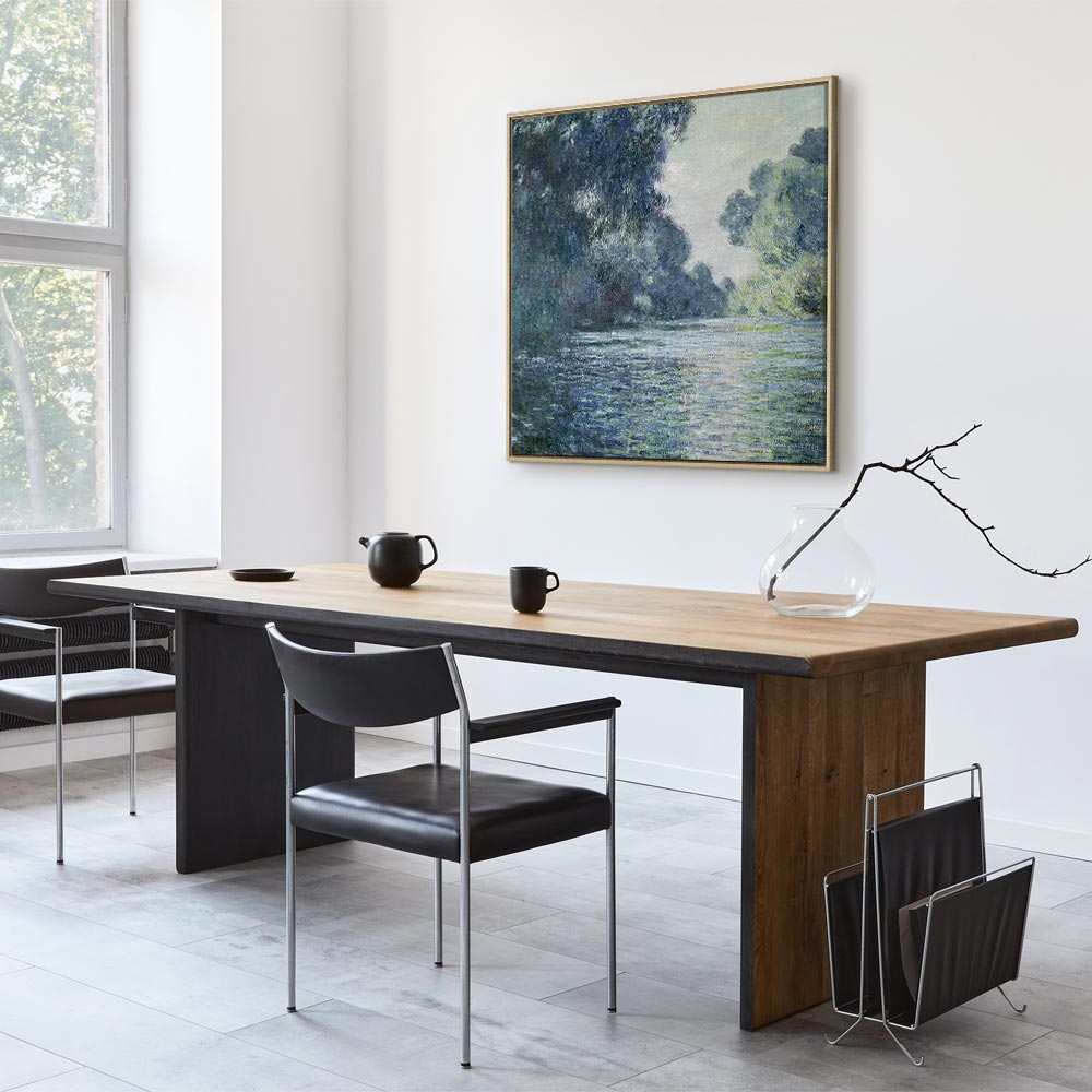 Seine River Landscape Classic Canvas Print