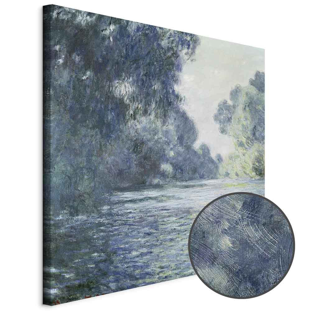 Seine River Landscape Classic Canvas Print