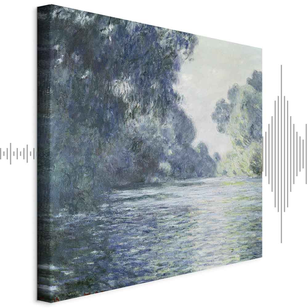 Seine River Landscape Classic Canvas Print
