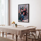 Renoir Vase of Roses Floral Canvas Print