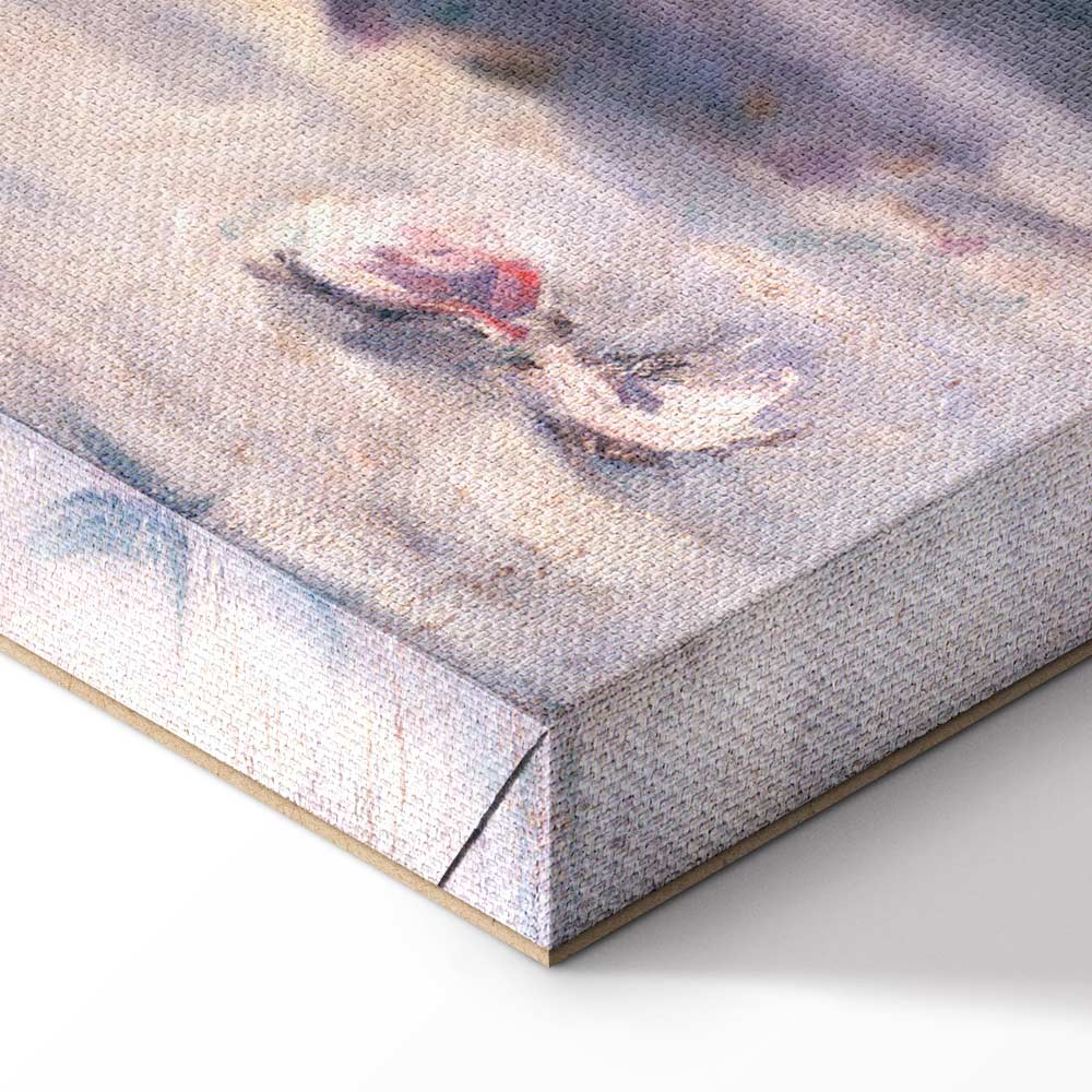 Renoir Vase of Roses Floral Canvas Print