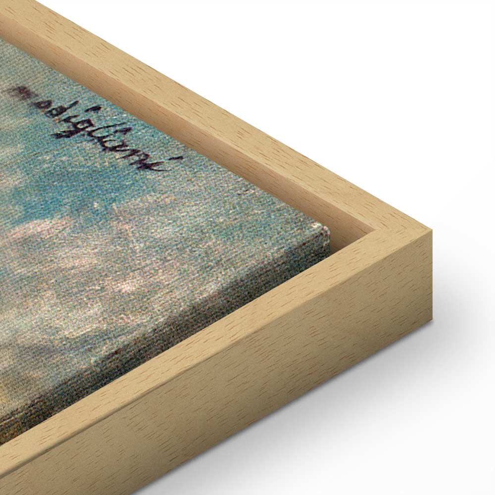 Leinwanddruck Jeanne Hebuterne in einem gelben Pullover