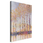 Canvas Print - Poplars on the Bank of the River Epte