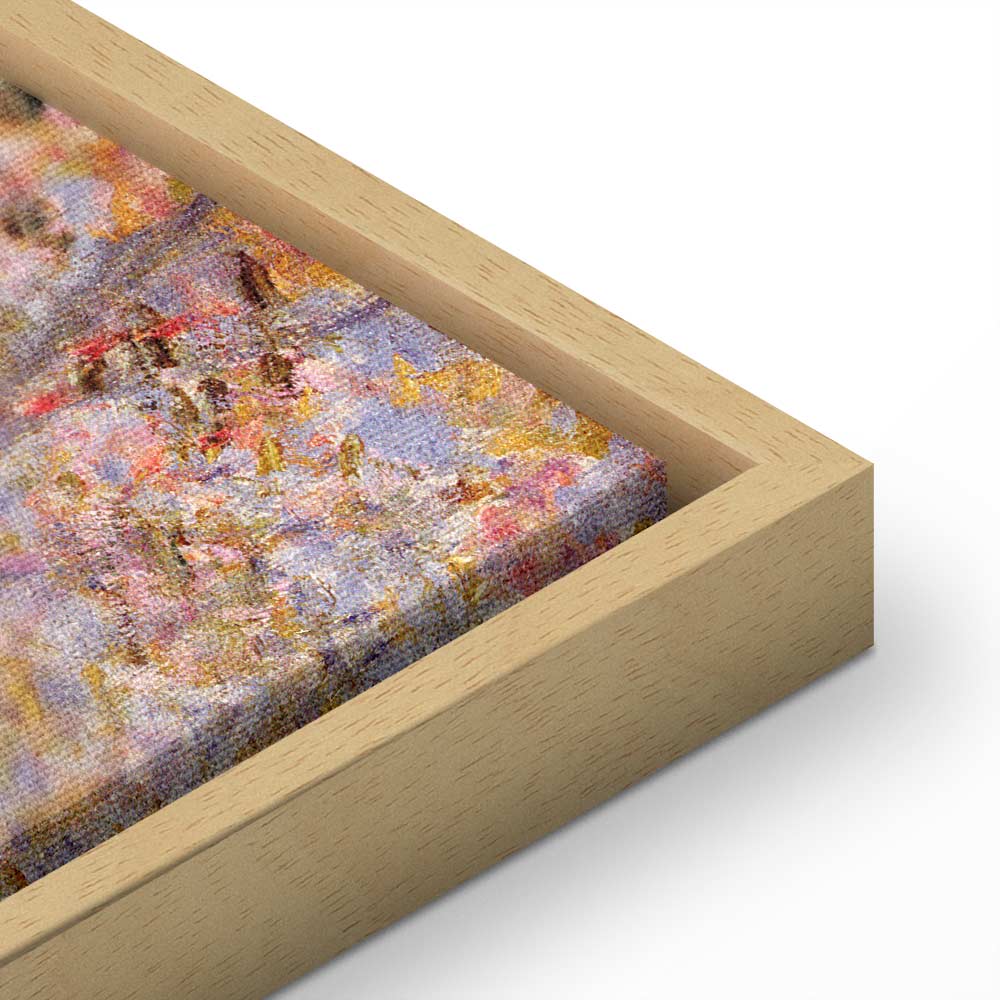 Canvas Print - Poplars on the Bank of the River Epte