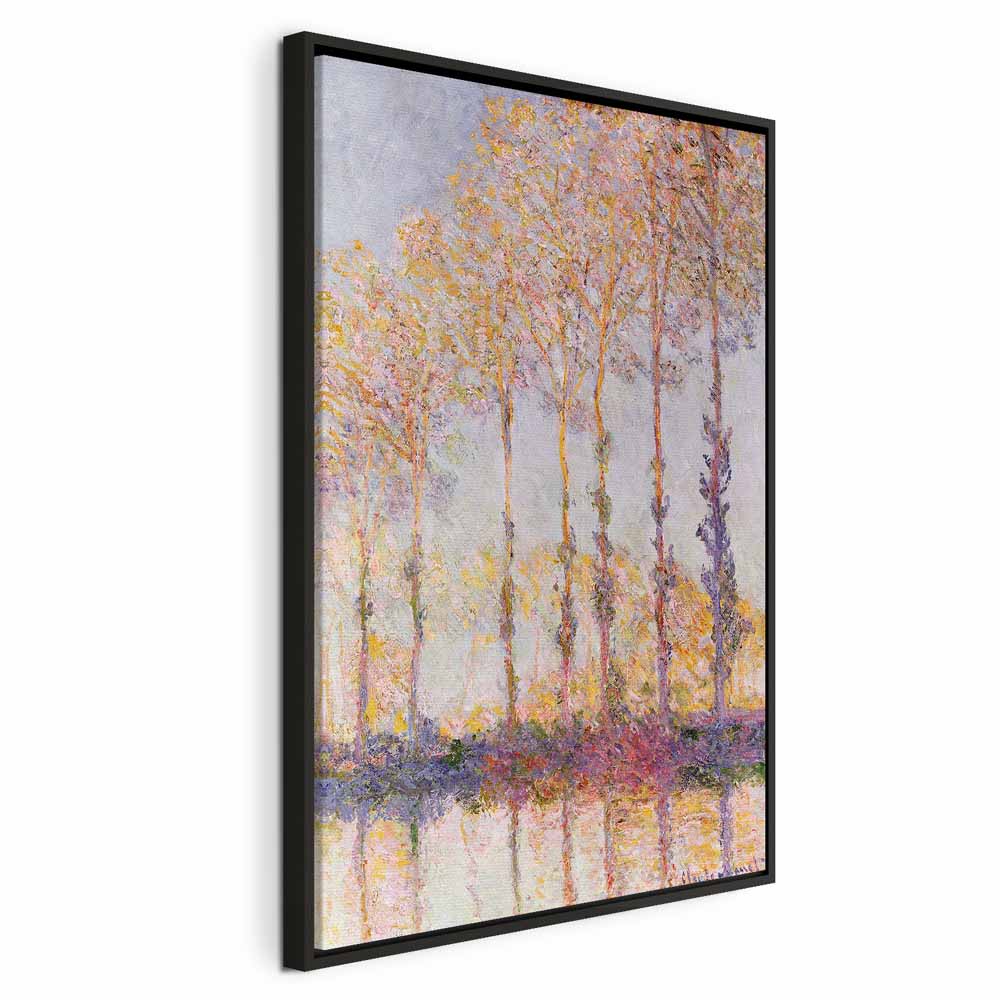Canvas Print - Poplars on the Bank of the River Epte