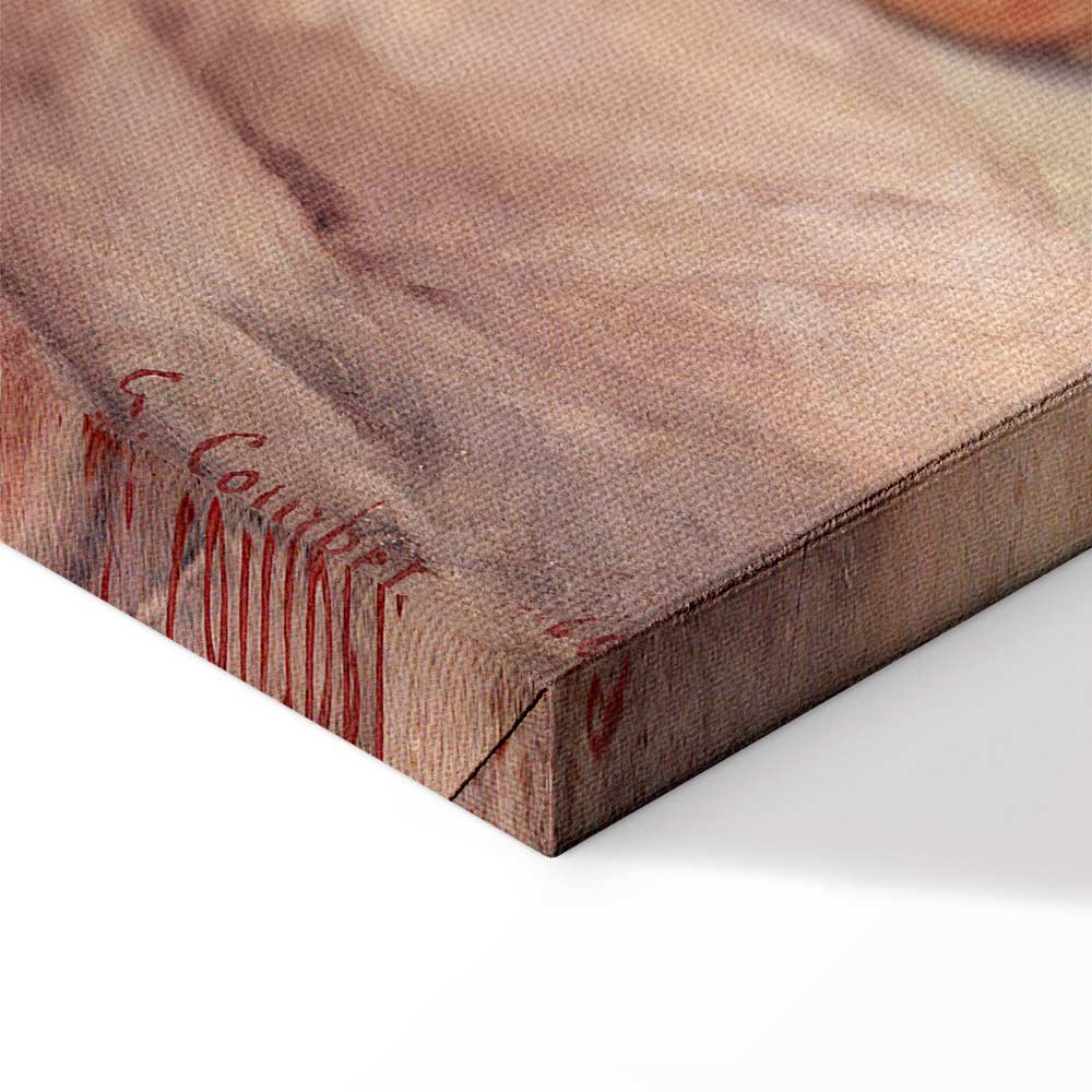 Reclining Nude Woman Classic Canvas Print