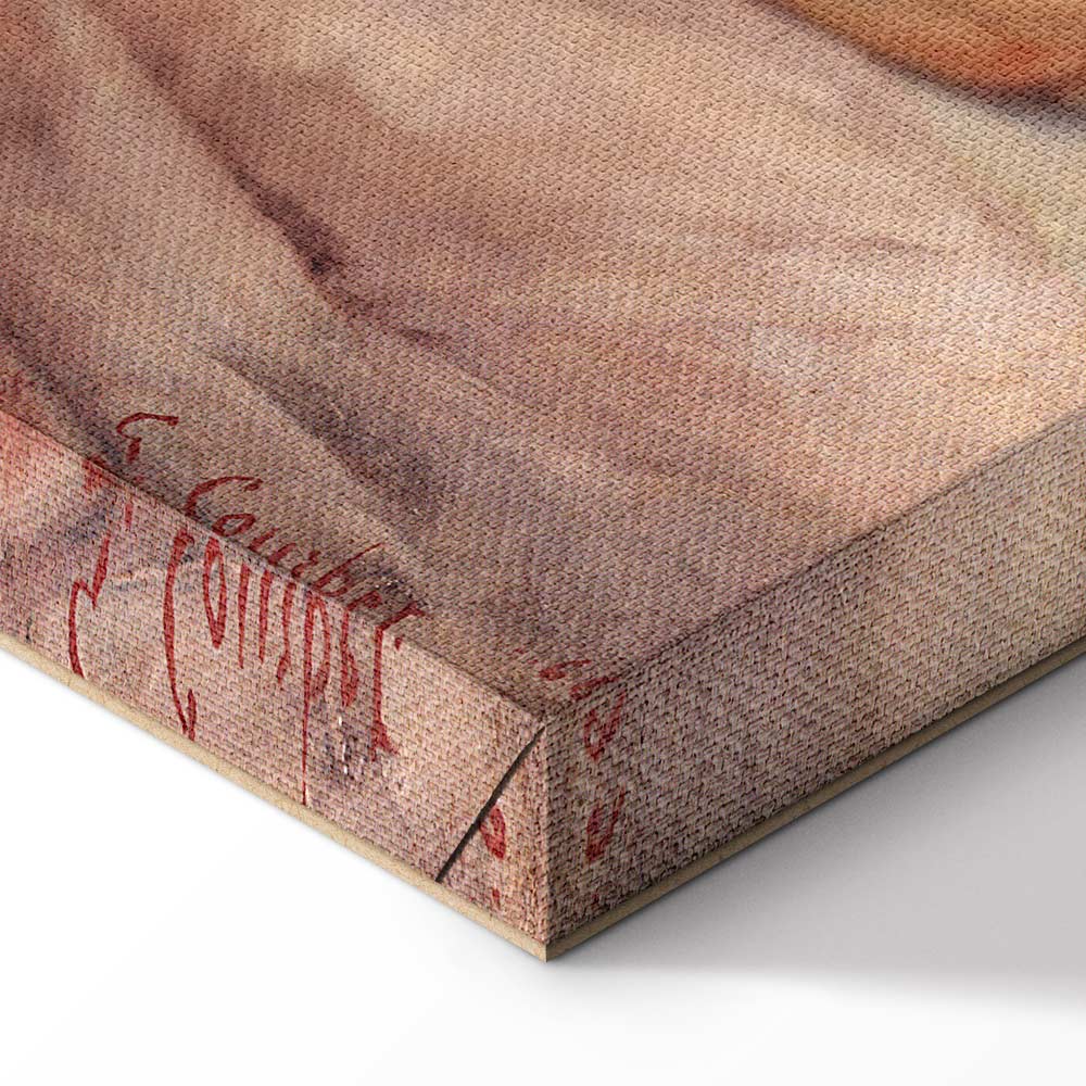 Reclining Nude Woman Classic Canvas Print