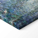 Monet Water Lilies Clear Morning Canvas Print