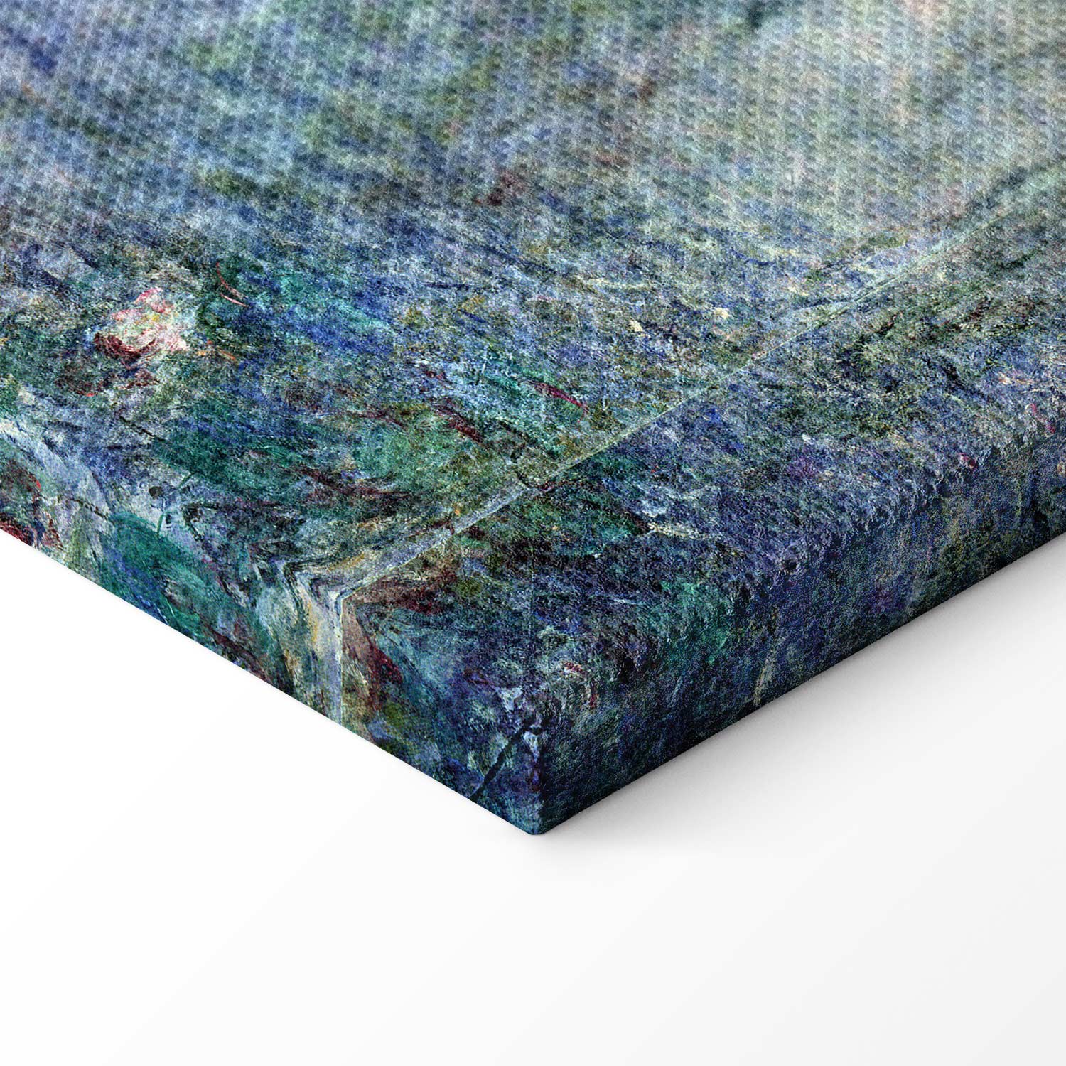 Monet Water Lilies Clear Morning Canvas Print