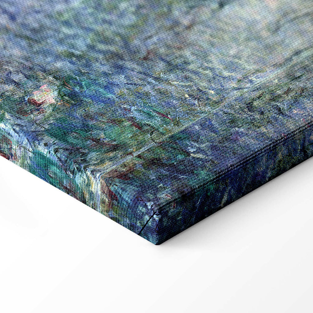 Monet Water Lilies Clear Morning Canvas Print