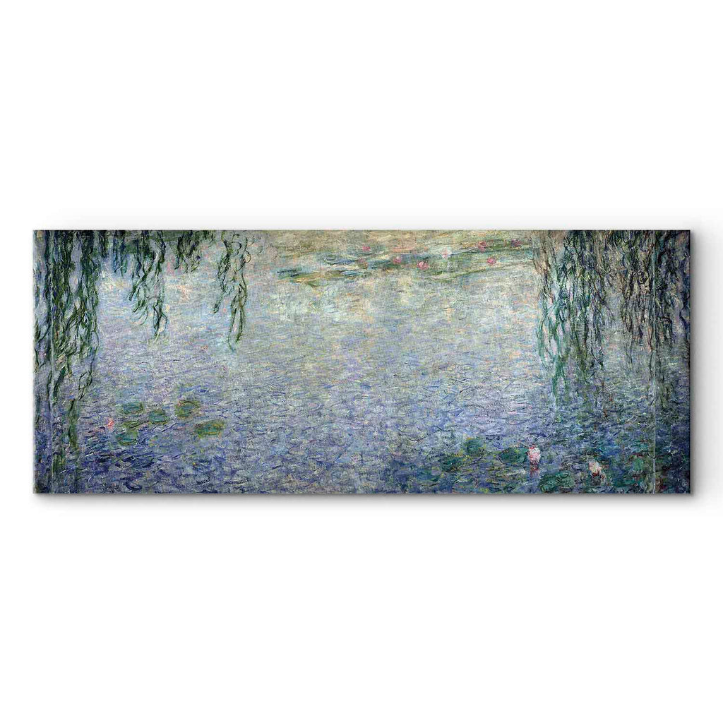 Monet Water Lilies Clear Morning Canvas Print