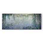 Monet Water Lilies Clear Morning Canvas Print