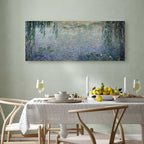 Monet Water Lilies Clear Morning Canvas Print