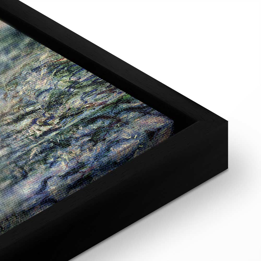 Monet Water Lilies Clear Morning Canvas Print