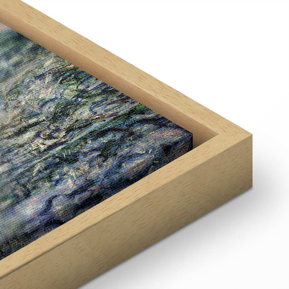 Monet Water Lilies Clear Morning Canvas Print