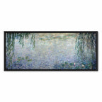Monet Water Lilies Clear Morning Canvas Print