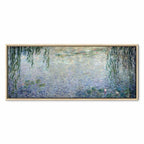 Monet Water Lilies Clear Morning Canvas Print