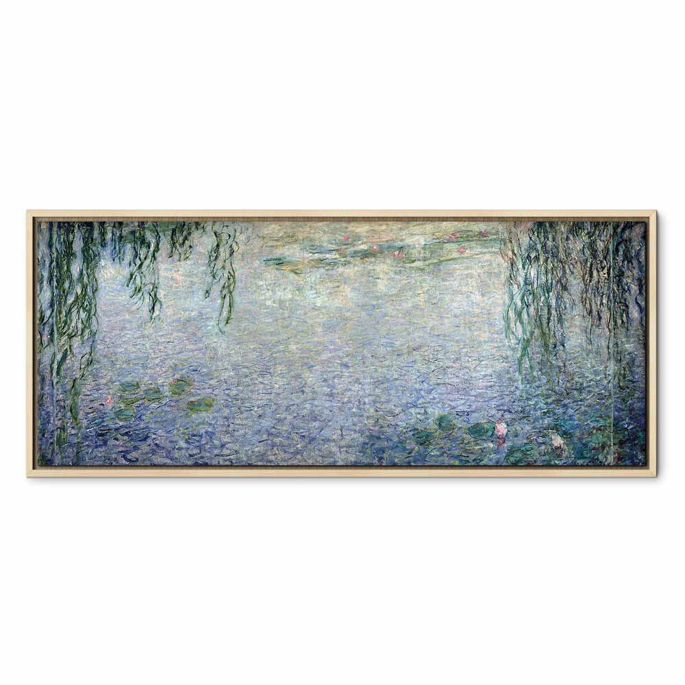 Monet Water Lilies Clear Morning Canvas Print