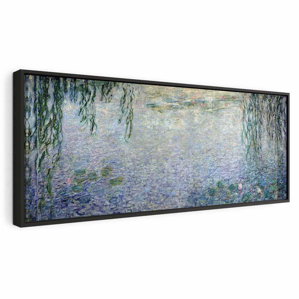 Monet Water Lilies Clear Morning Canvas Print