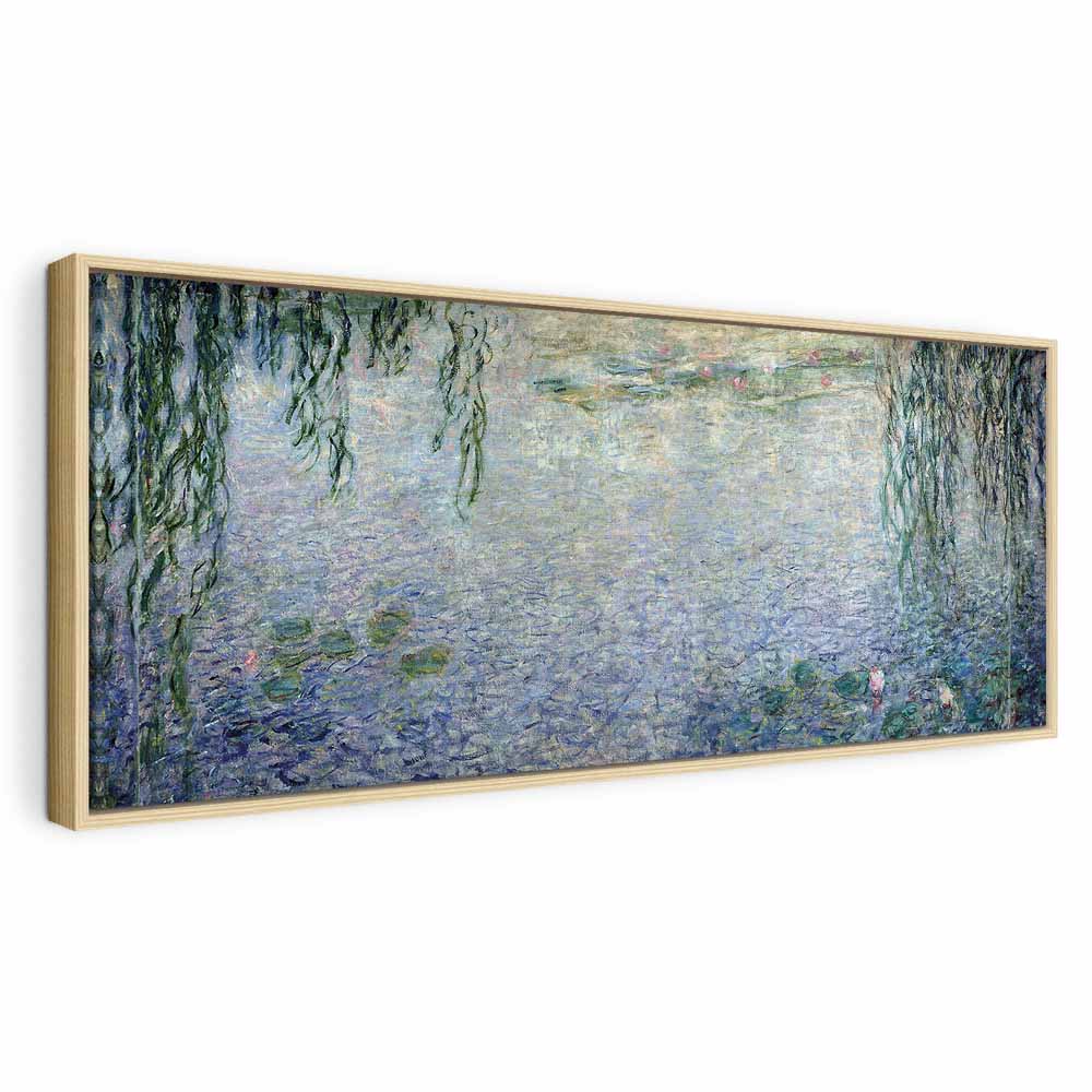 Monet Water Lilies Clear Morning Canvas Print