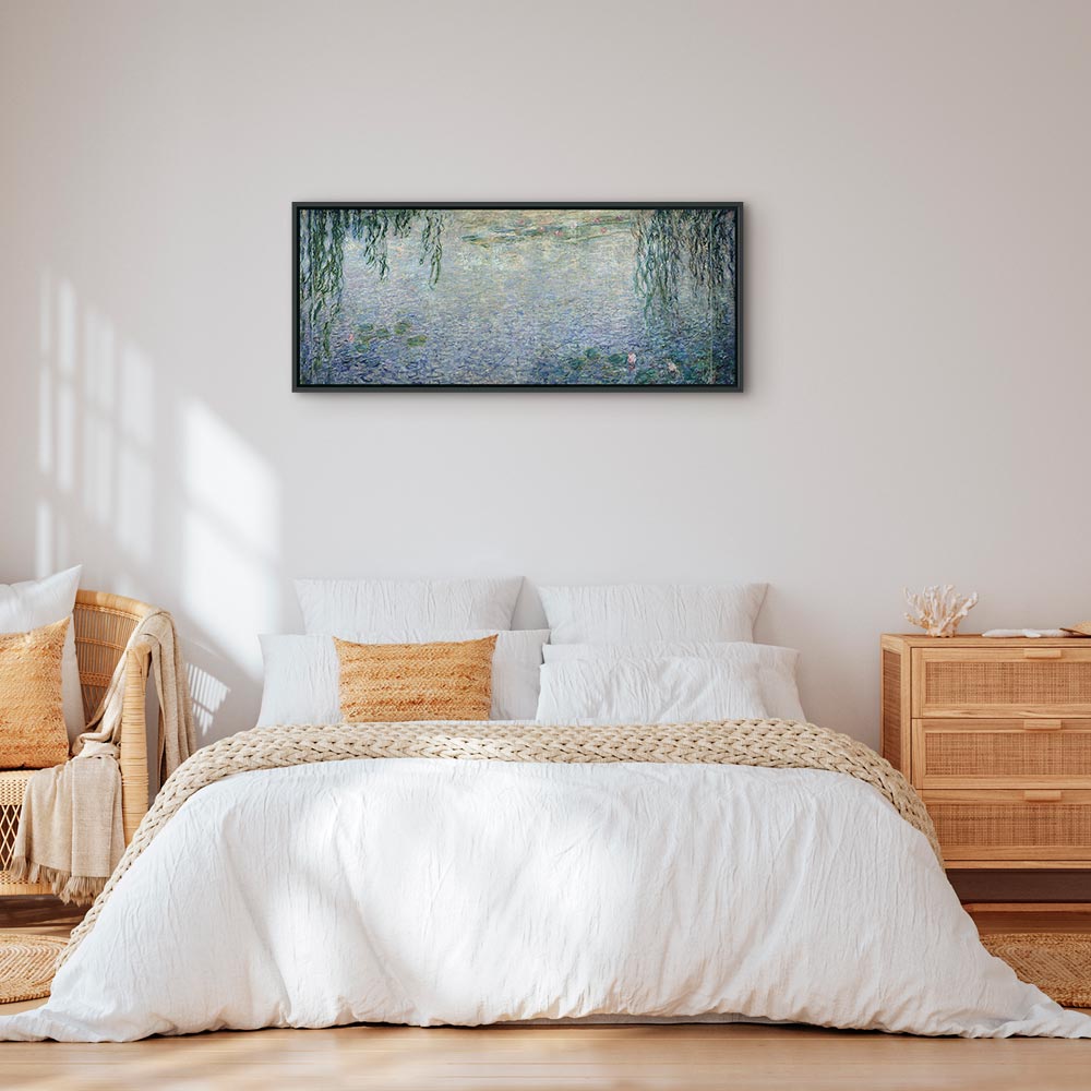 Monet Water Lilies Clear Morning Canvas Print