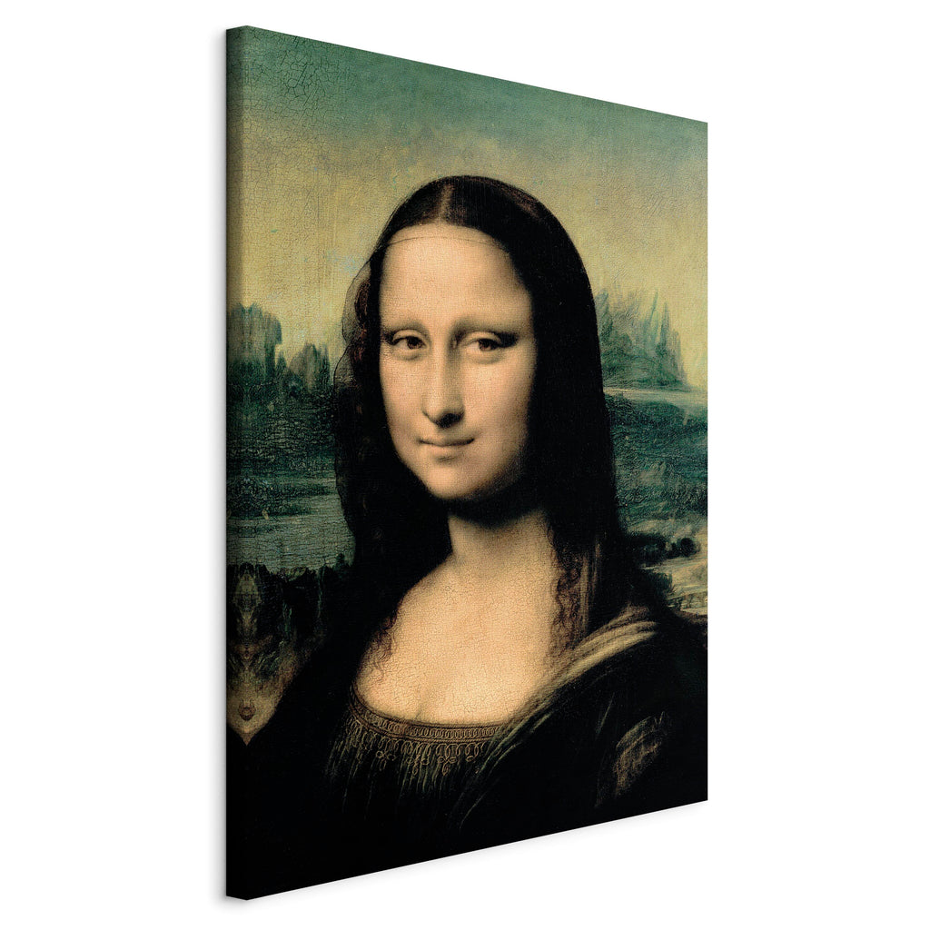 Canvas Print Mona Lisa Fragment