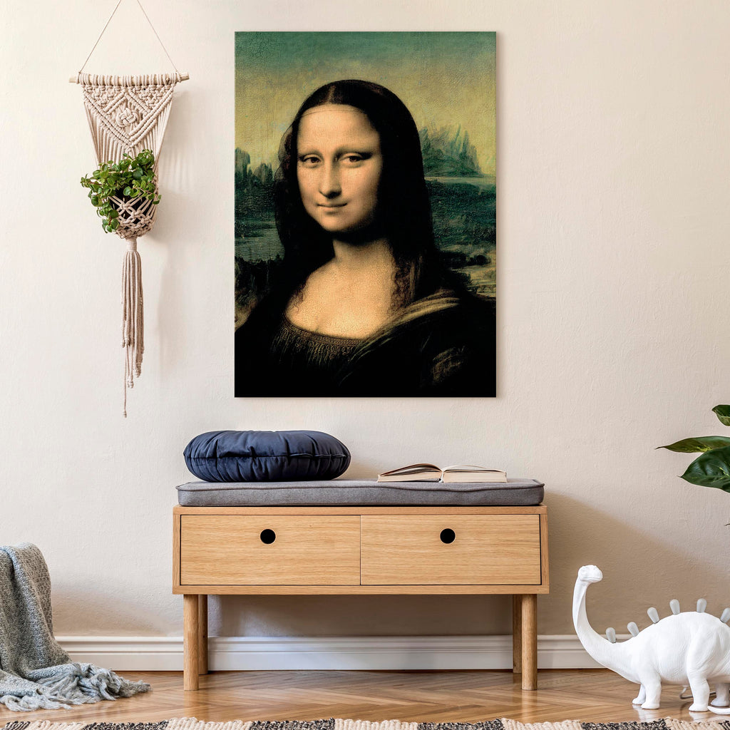 Canvas Print Mona Lisa Fragment