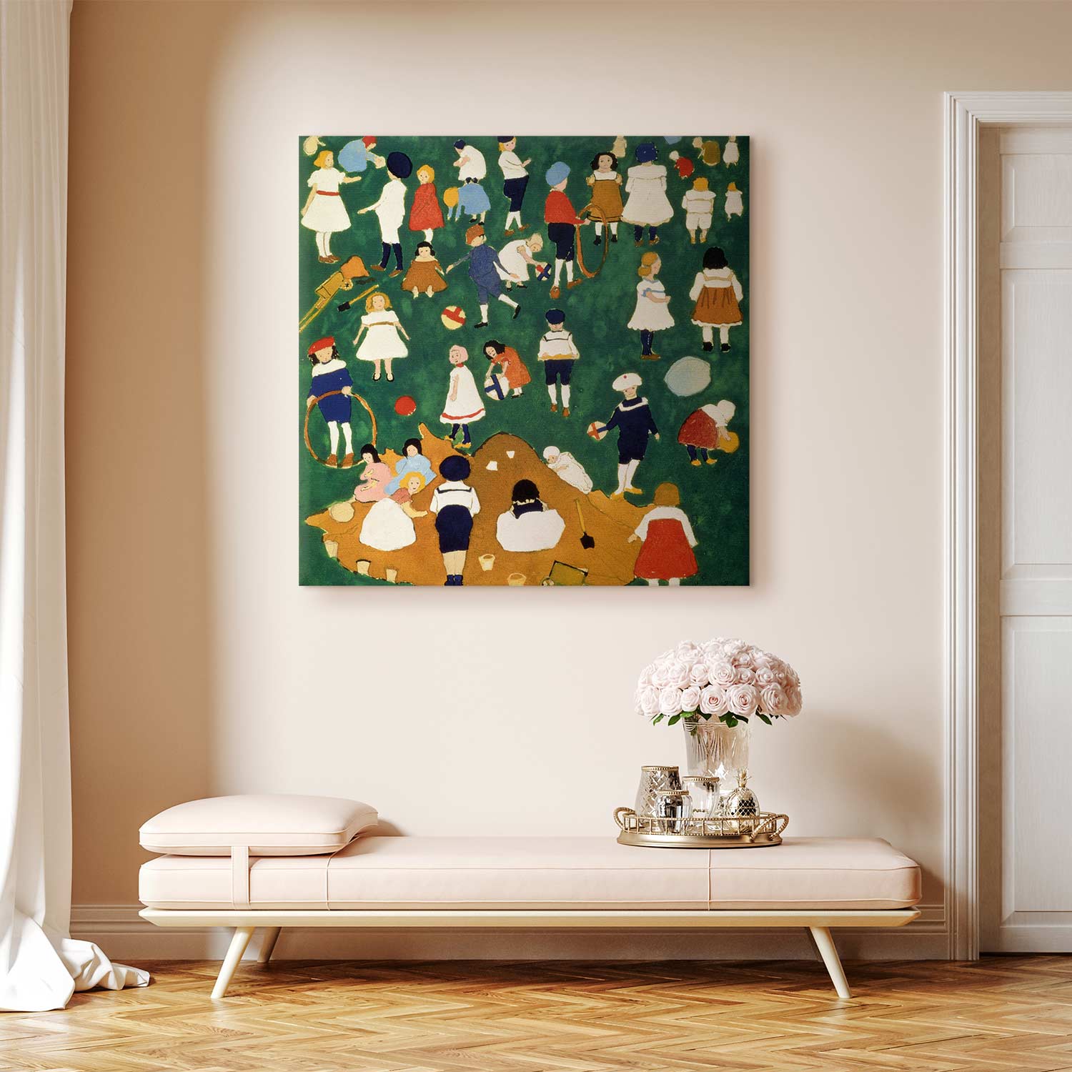 Malevich Children Classic Canvas Print