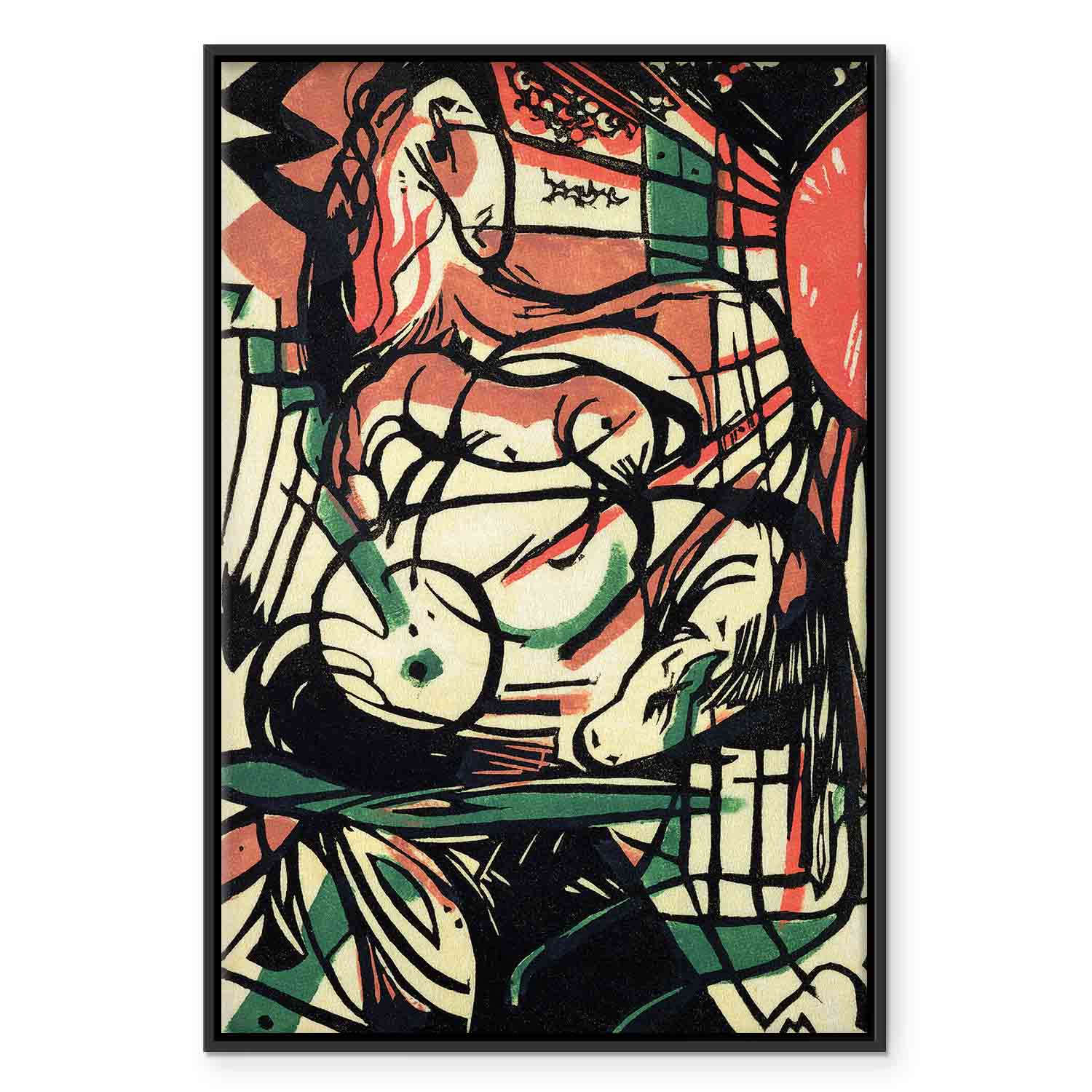Franz Marc Horse Expressionist Canvas Print