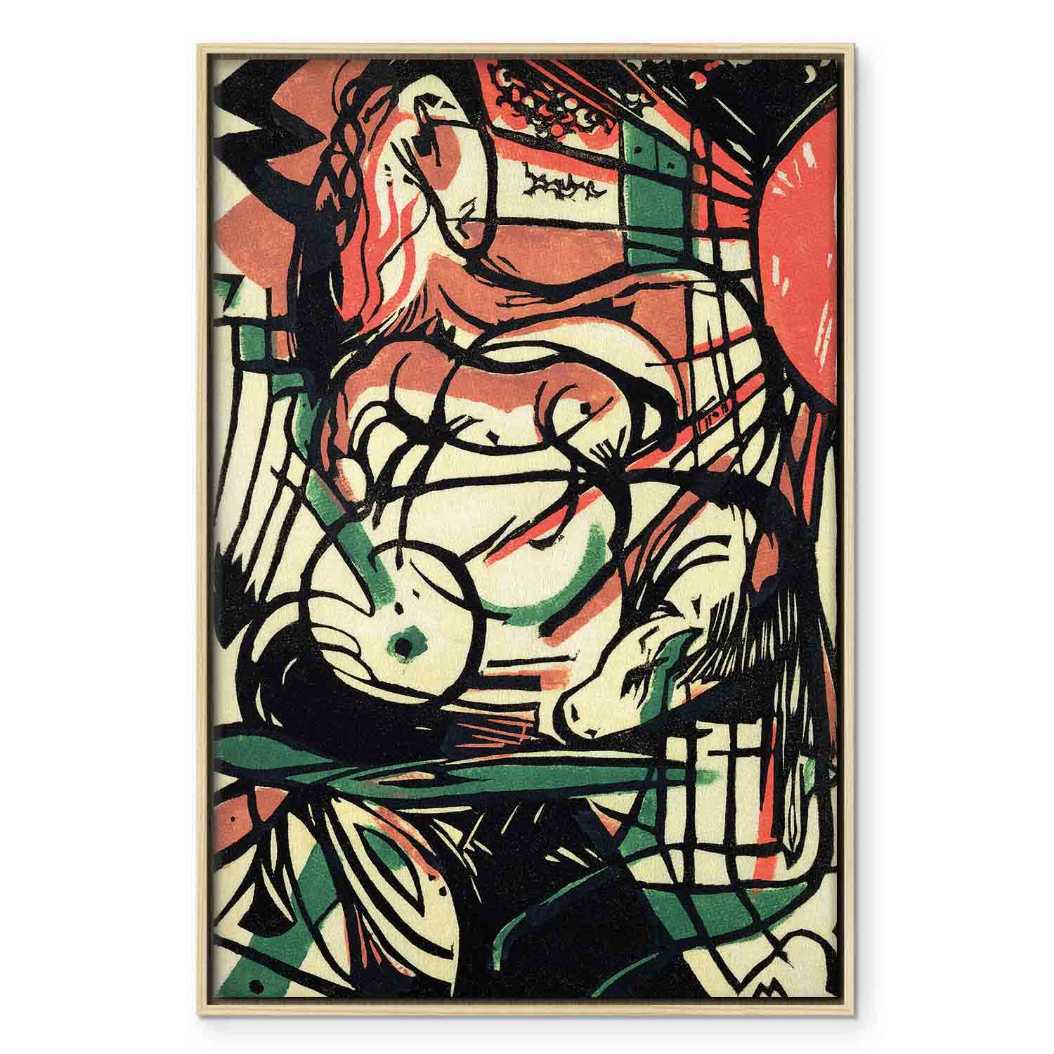 Franz Marc Horse Expressionist Canvas Print