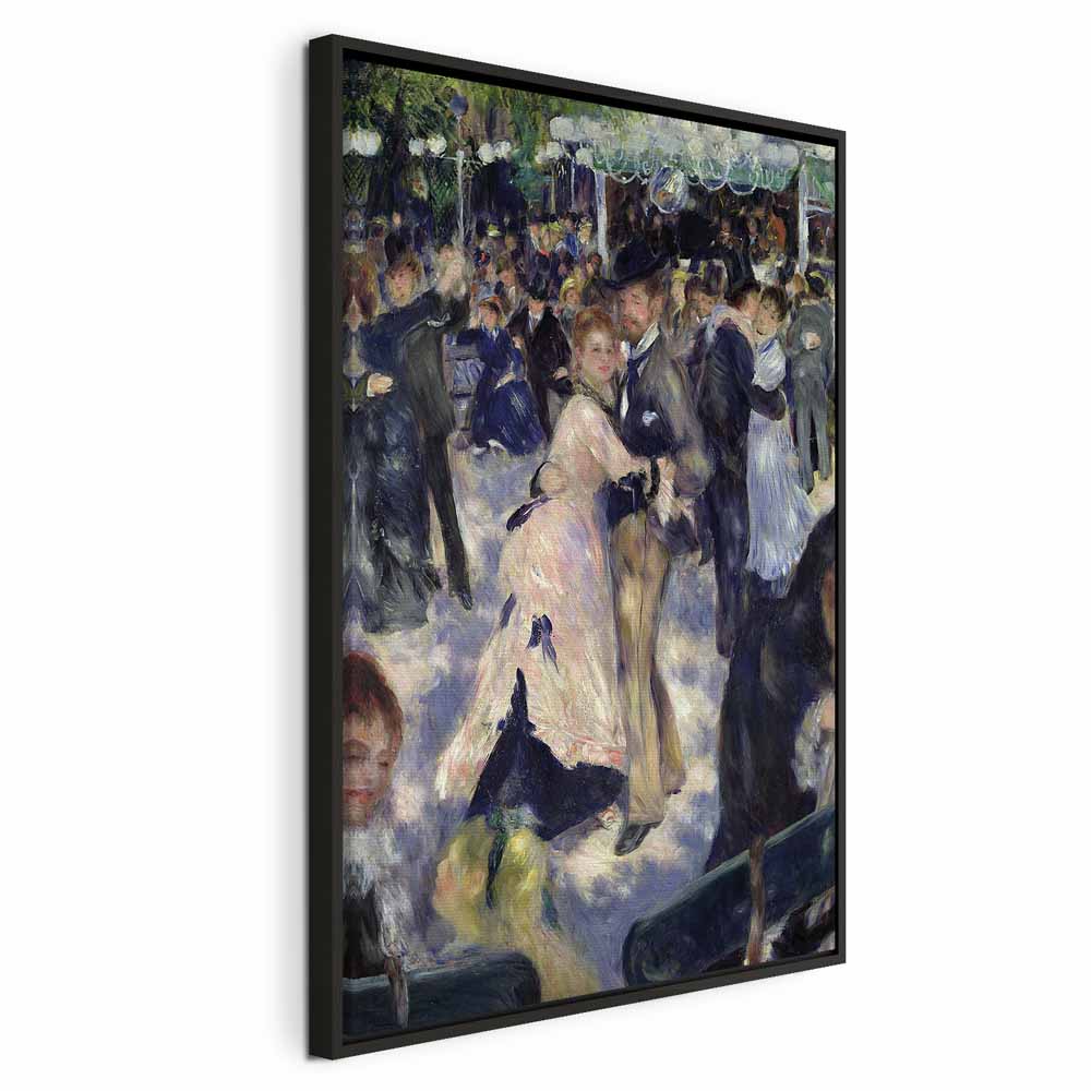 Canvas Print - Le Moulin de la Galette detail of the dancers